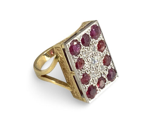 Diamond & Ruby Ring