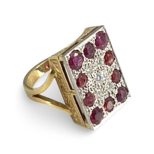 Diamond & Ruby Ring